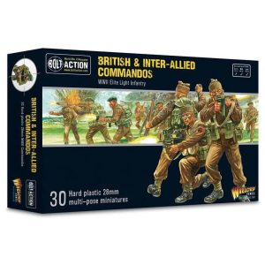 Bolt Action British & Inter Allied Commandos Miniatures